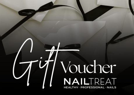 Black and White Elegant Voucher Card
